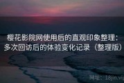 樱花影院网使用后的直观印象整理：多次回访后的体验变化记录（整理版）