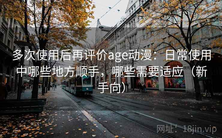 多次使用后再评价age动漫：日常使用中哪些地方顺手，哪些需要适应（新手向）