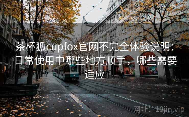 茶杯狐cupfox官网不完全体验说明：日常使用中哪些地方顺手，哪些需要适应