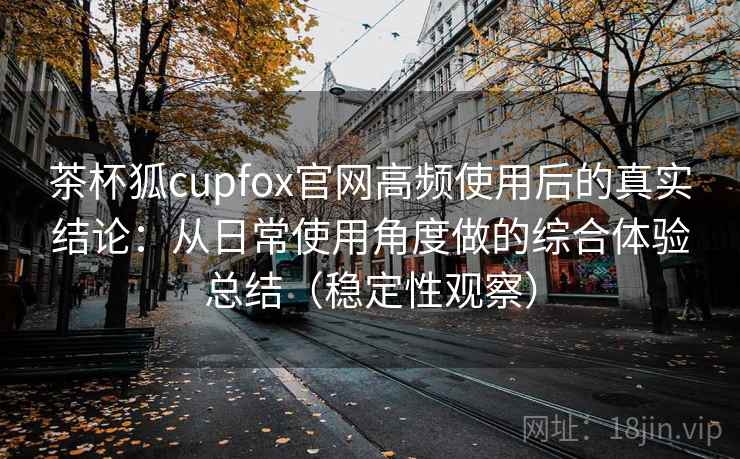 茶杯狐cupfox官网高频使用后的真实结论：从日常使用角度做的综合体验总结（稳定性观察）