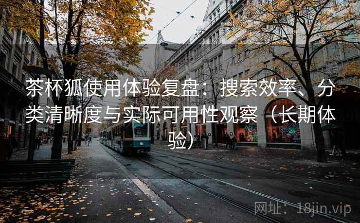 茶杯狐使用体验复盘：搜索效率、分类清晰度与实际可用性观察（长期体验）