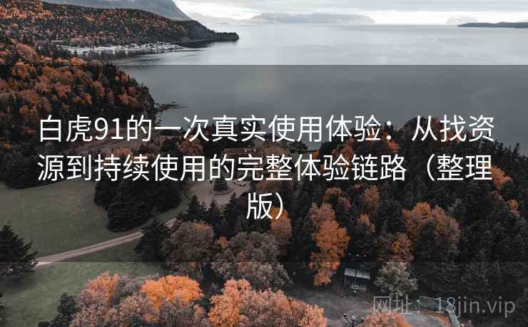 白虎91的一次真实使用体验:从找资源到持续使用的完整体验链路(整理版) 白虎91的一次真实使用体验:从找资源到持续使用的完整体验链路(整理版)
