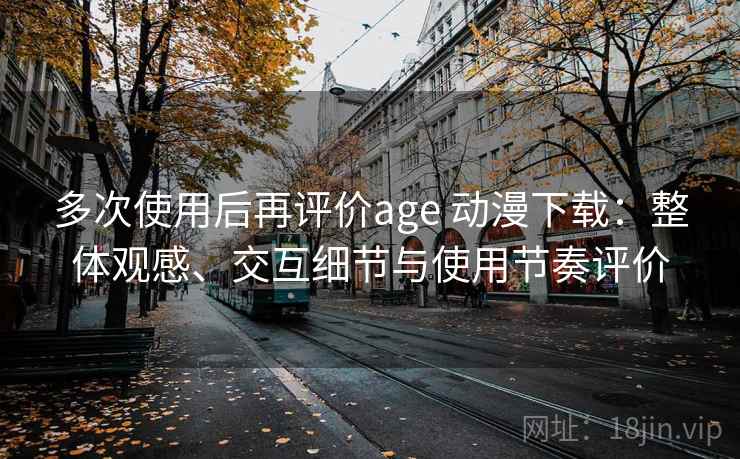 多次使用后再评价age 动漫下载：整体观感、交互细节与使用节奏评价